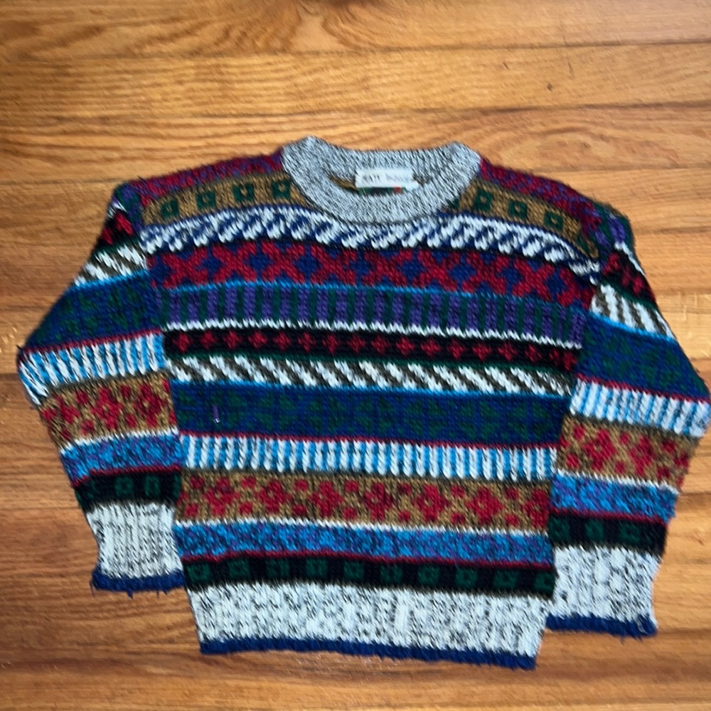 Christmas sweater Kids Wool Blend L/7